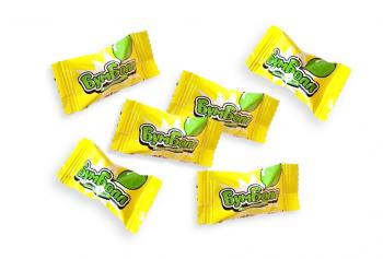 Жевательная резинка 14 мм во флоу-паке "Бум Болл", желтый