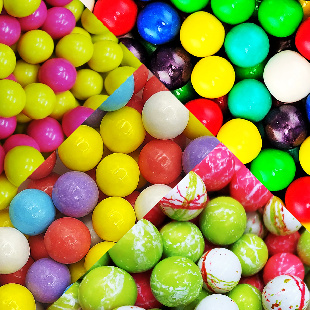 Жевательная резинка 22 мм "Микс 7. Майский"