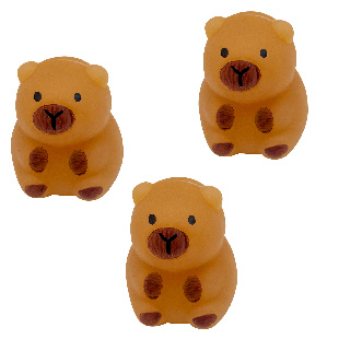 Игрушка сквиш бархатный "Капибара Тео"