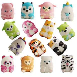 Лизун бархатный, сквиш "Зоопарк", антистресс