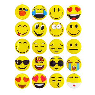 Стикер-наклейка на телефон "Смайлик", винил