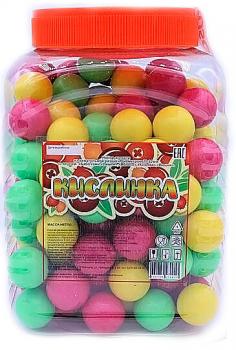 Жевательная резинка 22 мм "Кислинка" в банке