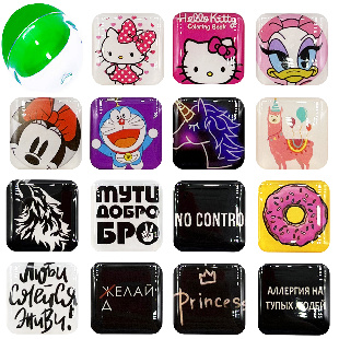 Комплект 34 мм "Стикеры Миксит"