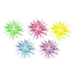 Пуфер 100 мм "Желтый ежик"