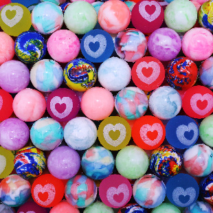 Мячи - прыгуны 25 мм "Лайк"