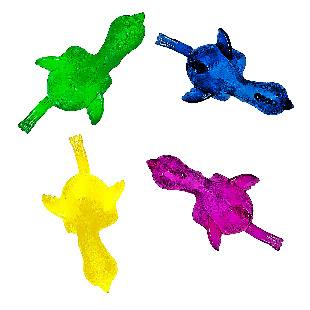 Игрушка силиконовая "Цыпленок стрелялка"