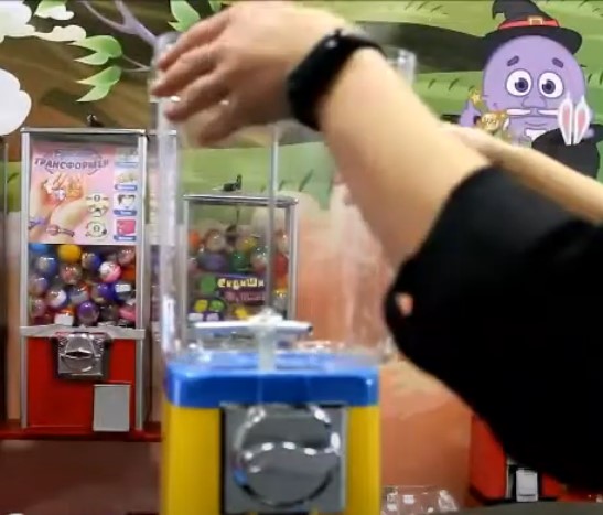 Механический торговый автомат Альфа. Настройка дозатора