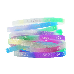 Браслет силиконовый " Энергия", светящийся в темноте