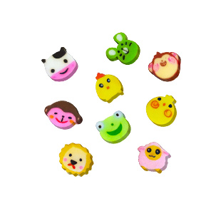 Ластик 28 мм "Веселые зверята"