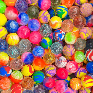 Мячи - прыгуны 25 мм "Ритмы города"