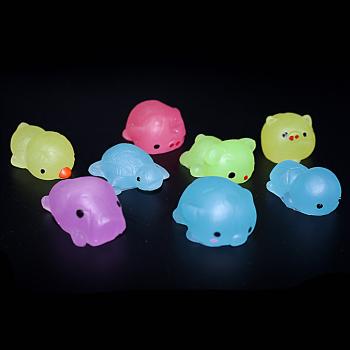 Лизун бархатный "Сквиш", светящийся в темноте