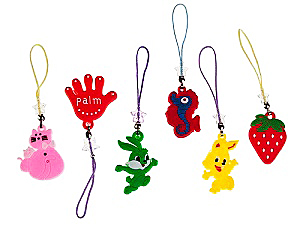 Подвеска резиновая "Фигурки микс "