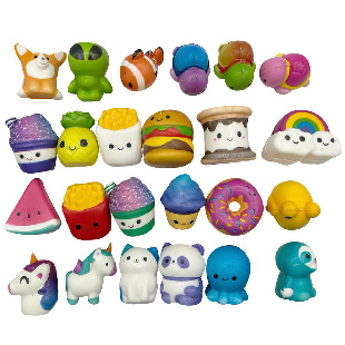 Лизун бархатный, сквиш "Карнавал", антистресс