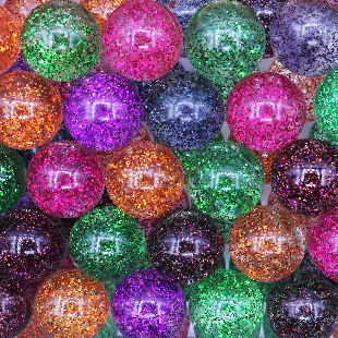 Мячи - прыгуны 25 мм "Самоцветы" 