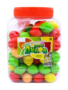 Жевательная резинка 24 мм "Кислый лимон" в банке