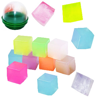 Комплект 45 мм "Сквиш Кубик кристалл" 