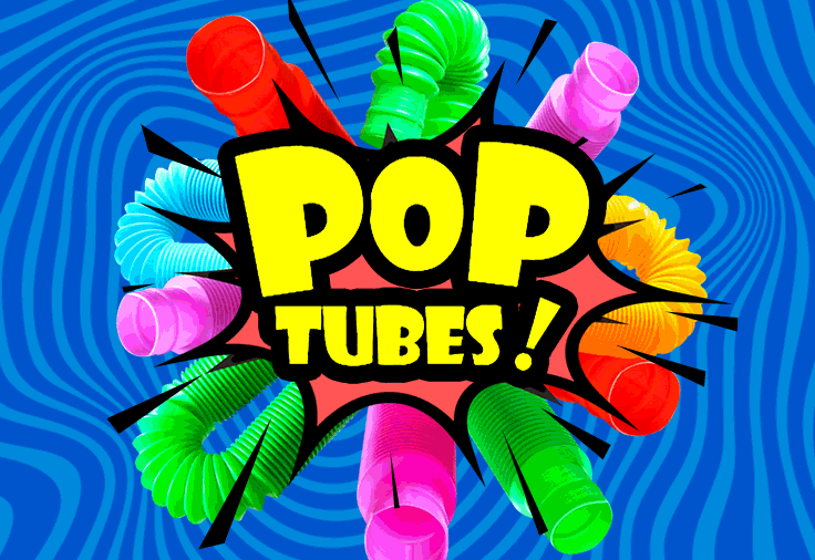 Игрушка «Трубочка Поп-тубус» антистресс - NEW! Игрушка «Трубочка Поп-тубус» антистресс - NEW!