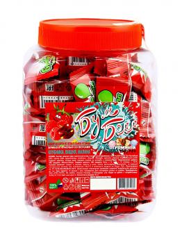 Жевательная резинка 14 мм "Бум Болл", красный, в банке