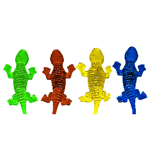 Лизун на шнурке "Ящерица"