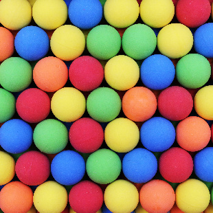 Мячи - прыгуны 25 мм "Доминик"