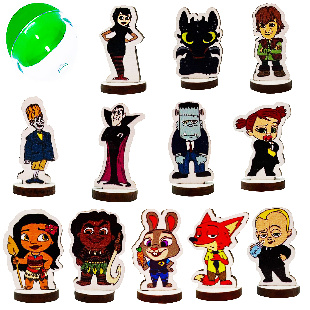 Комплект 34 мм "Мультики"