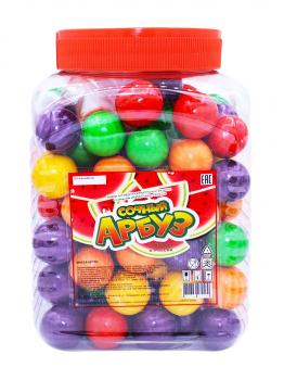 Жевательная резинка 22 мм "Сочный арбуз" в банке