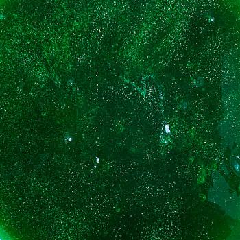 Слайм "Бомба" с блеском Малахит (зеленый) с ароматом яблока, ведро 10 кг