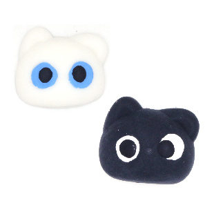 Игрушка бархатный сквиш "Кошачья мордашка"