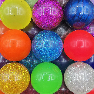 Мячи - прыгуны 32 мм "Супер эконом микс"