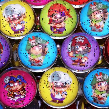 Мячи - прыгуны 45 мм "Пираты"