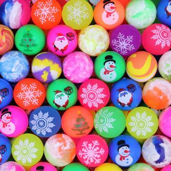 Мячи - прыгуны 25 мм "Зимнее настроение"