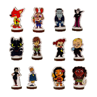 Игрушка деревянная "Мультики"