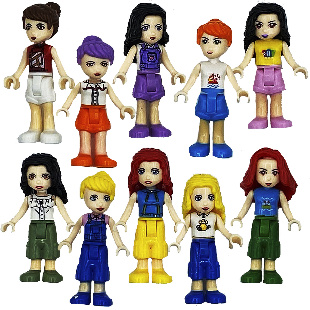 Игрушки - конструктор "Девочки"