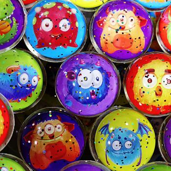 Мячи - прыгуны 45 мм "Монстры 2"