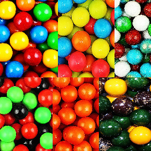 Жевательная резинка 20 мм с шипучкой "Микс"