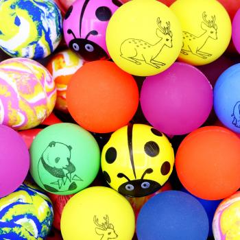 Мячи - прыгуны 45 мм "Тихоня"