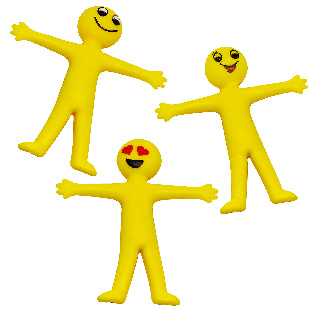 Игрушка силиконовая "Человечек смайл"