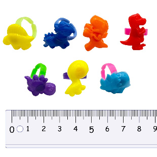 Кольцо пластиковое "Годзила" 