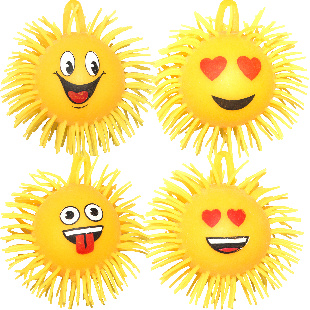 Пуфер 100 мм "Желтый смайл"