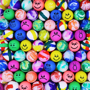 Мячи - прыгуны 25 мм "Фантазёр"