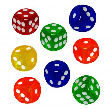 Игрушка "Кубик цветной прозрачный"