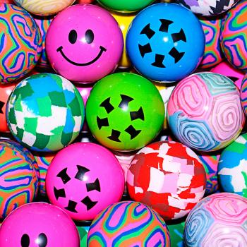 Мячи - прыгуны 45 мм "Ленты"
