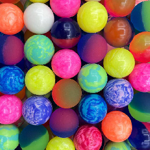 Мячи - прыгуны 25 мм "Солярис" 