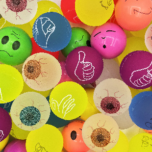 Мячи - прыгуны 45 мм "Рэпер"