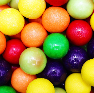 Жевательная резинка 22 мм с шипучкой "Взрывной фрукт"