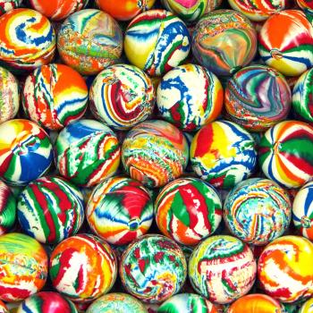 Мячи - прыгуны 32 мм "Стихия"