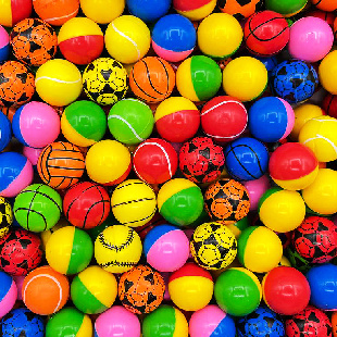 Мячи - прыгуны 25 мм "Стадион"