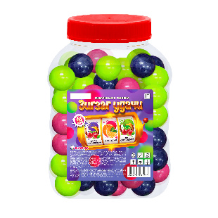 Жевательная резинка 20 мм "Зиз Заг удачи", в банке