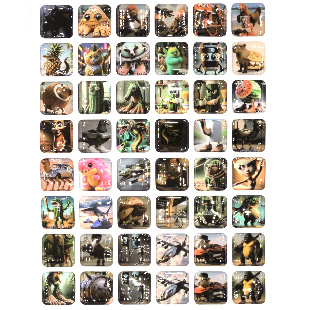 Стикер на телефон винил 2 см "Трололо"