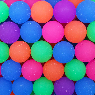 Мячи - прыгуны 25 мм "Ночная феерия"